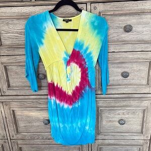 Colorful Tie-Dye Dress